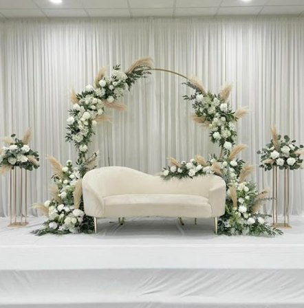 Engagement decoration setup