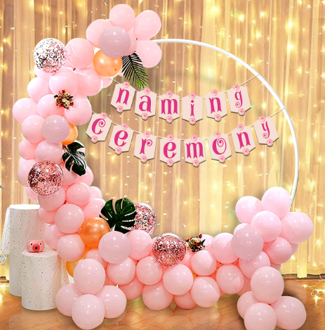 Naming ceremony decoration