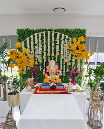 Puja decoration